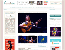 Tablet Screenshot of flamenco-culture.com